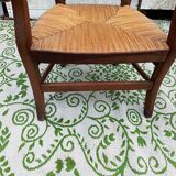Straw armchair