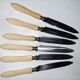 2x6 old knives handle normal bones and cheese/desserts