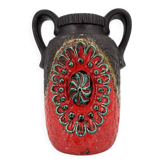 Vintage fat lava vase in ceramic by Dümler & Breiden, 1960s