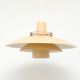 Peach Form Light lamp, Denamrk 1970s