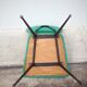 Chaise skaï verte, 50