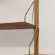Vintage teak wall unit by Preben Sorensen, Denmark 1960s