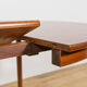 Table à manger en teck des années 50 et chaises par Hans Olsen pour Frem Røjle, Danemark, années 1960, ensemble de 5.