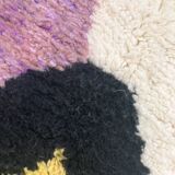 Authentic Moroccan Berber Beni Ouarain rug with colorful patterns 1.47x1.08m