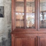 Glass-fronted bookcase