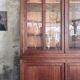 Glass-fronted bookcase