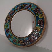French ceramic mirror, 1960s