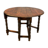 Louis XIII swivel-turning folding living room table