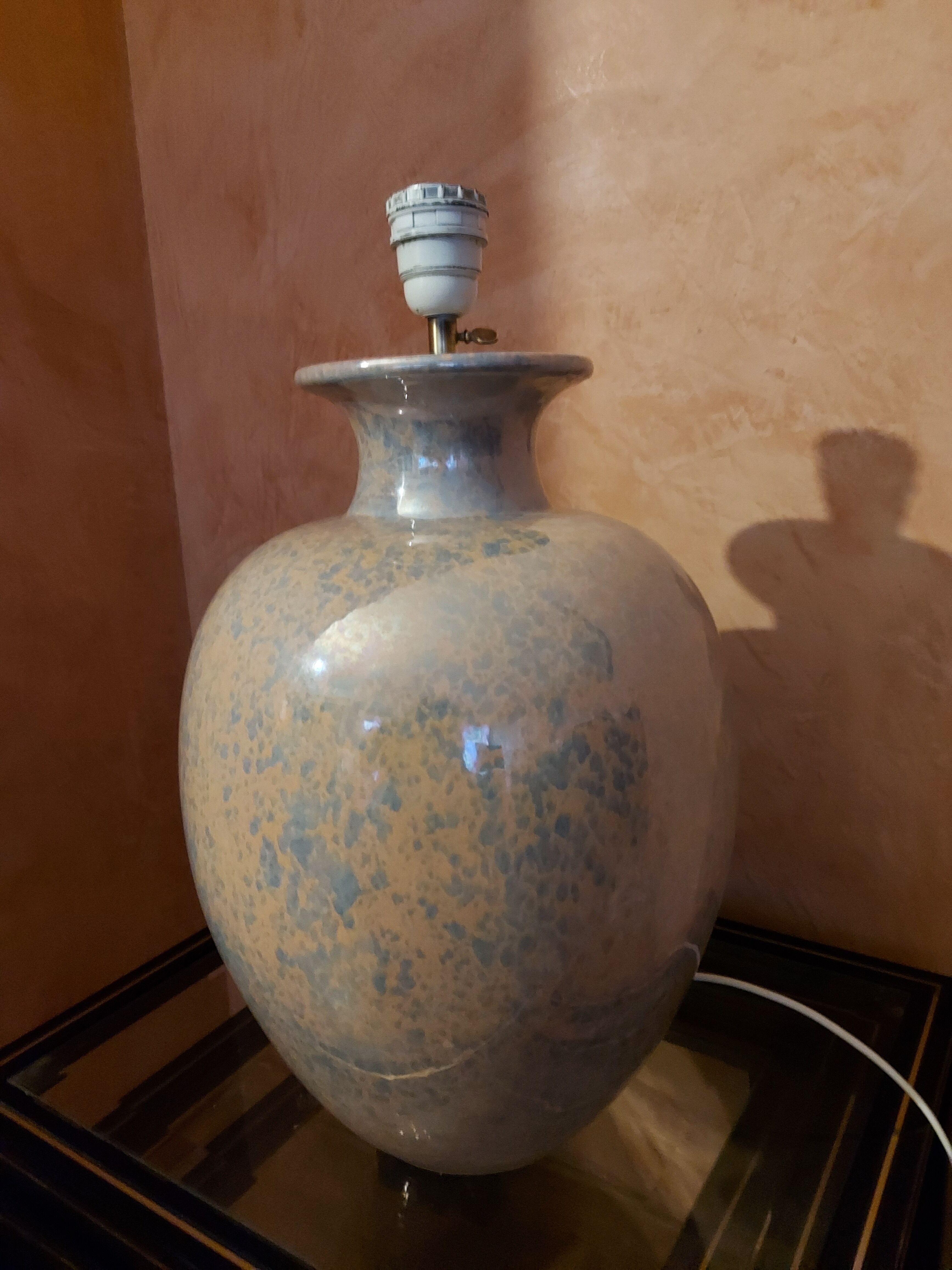 Large ceramic lamp Jacques Molin