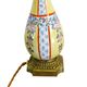 Pied de lampe vintage en porcelaine française de style chinoiserie