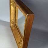 Frame and mirror circa 1830 47x41x6.5 cm gilded stucco wood SB618