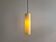 Large yellow Murano glass pendant lamp by Massimo Vignelli for Venini, Italy 1960's
