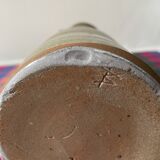 Pichet en grès vernissé kaki