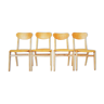 Set of 4 vintage chairs by Lygija Marika Koslauskaitė-Stapulionienė for Šiaulių Ventos Baldų Fabrikas