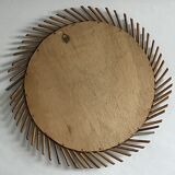 Rattan sun mirror
