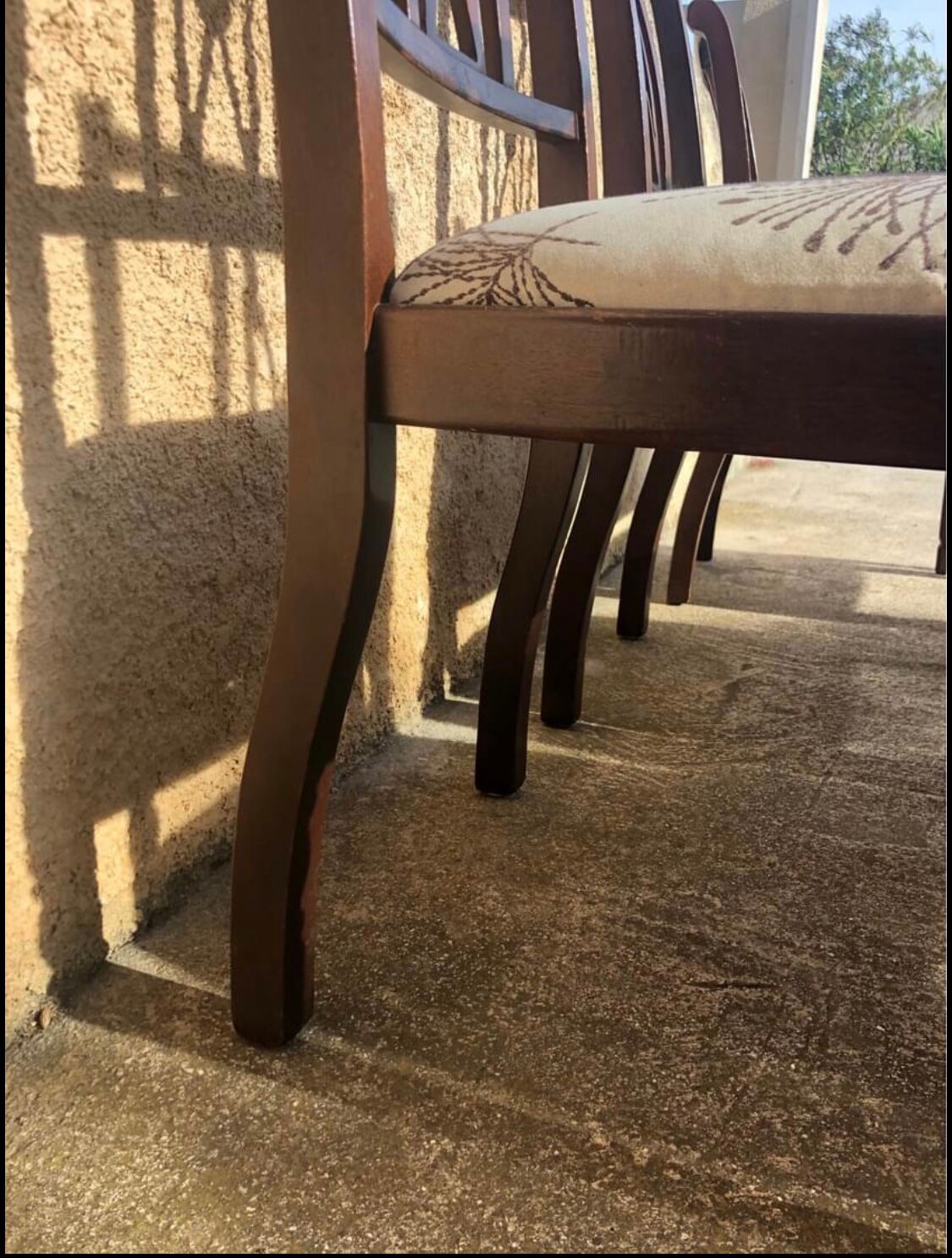 Set of 6 English style chairs