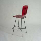 Modernist bar stool attributed to Coen De Vries for Everest