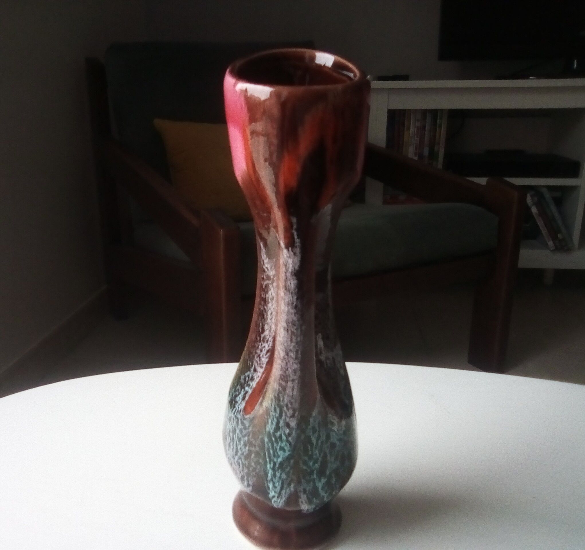Vintage vase varnished Vallauris
