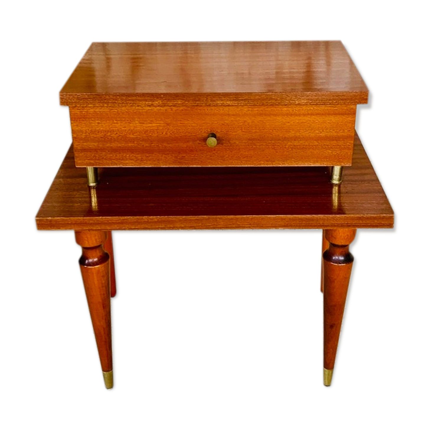 Vintage bedside Scandinavian style 60s