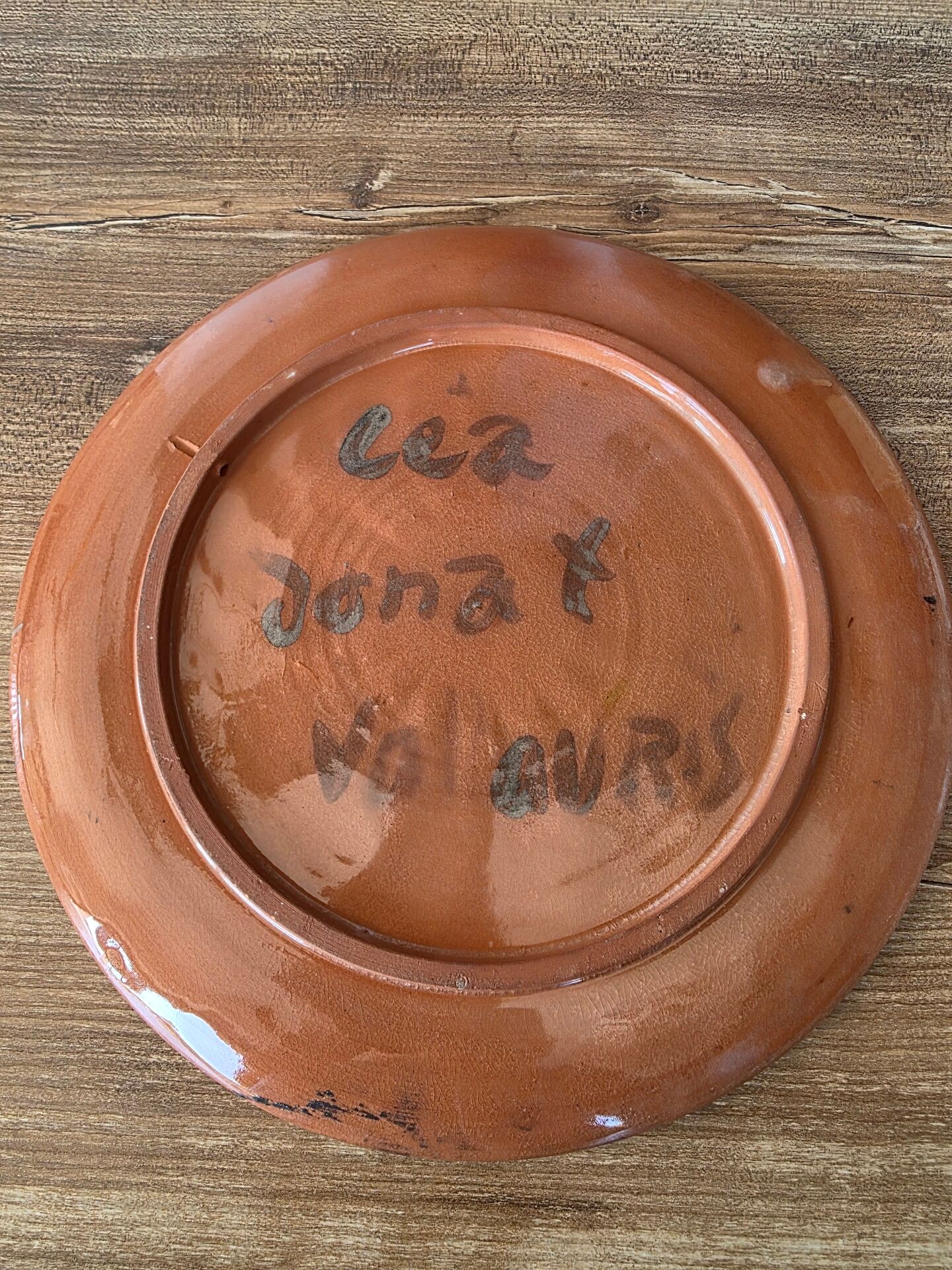 Wall plate in ceramic Vallauris – Léa Donat Picasso Madoura spirit
