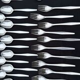 Christofle 37-piece cutlery set, Orly model