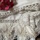 Drap de trousseau monogramme RC vers 1900.