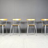 Vintage postmodern italian dining chairs, 1990s