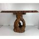 Biomorphic brutalist organic side table, Dutch 1960s
