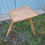 Antique wooden tripod stool