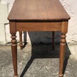 Wooden desk with drawer, Louis Philippe