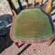 Set of 4 vintage reupholstered English country seat ltd bistro chairs