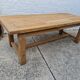 Rectangular table in raw oak