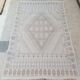 Berber carpet handmade in pure wool 205x126cm