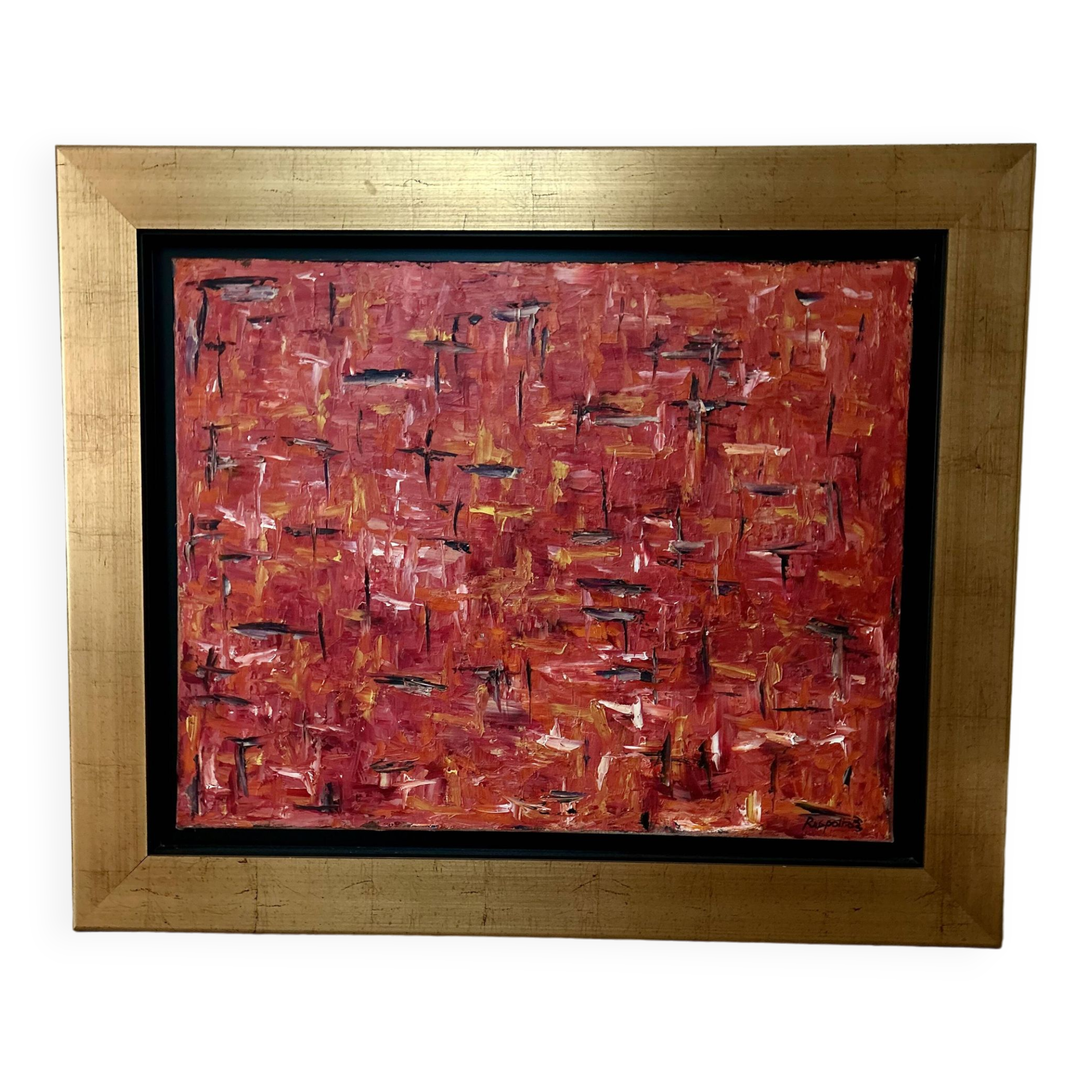 Peinture à l'huile abstraite par Ruspoli 2003