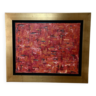 Abstract oil painting by Ruspoli 2003