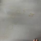 Grand 'Less' grey powder-coated aluminium dining table by Jean Nouvel for Tecno, minimalist 1990s