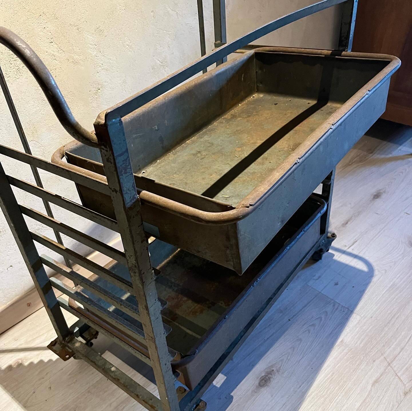 Industrial trolley or trolley in steel 1930/40