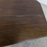1960s Brutalist style rectangular coffee table with cut corners