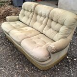 Convertible 3-seater sofa