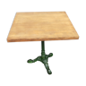 Bistro table 1900 cast enamelled green forest