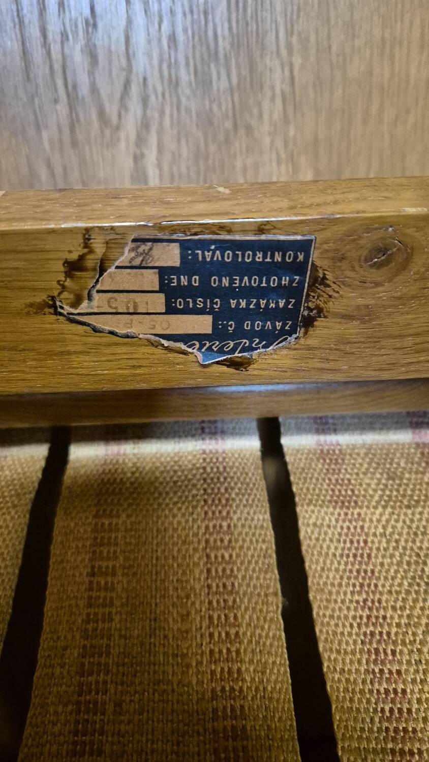 Paire de fauteuils tchèque 1940 circa