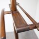 Vintage wooden clothes rack by TON, Czechoslovakia, circa 1960.