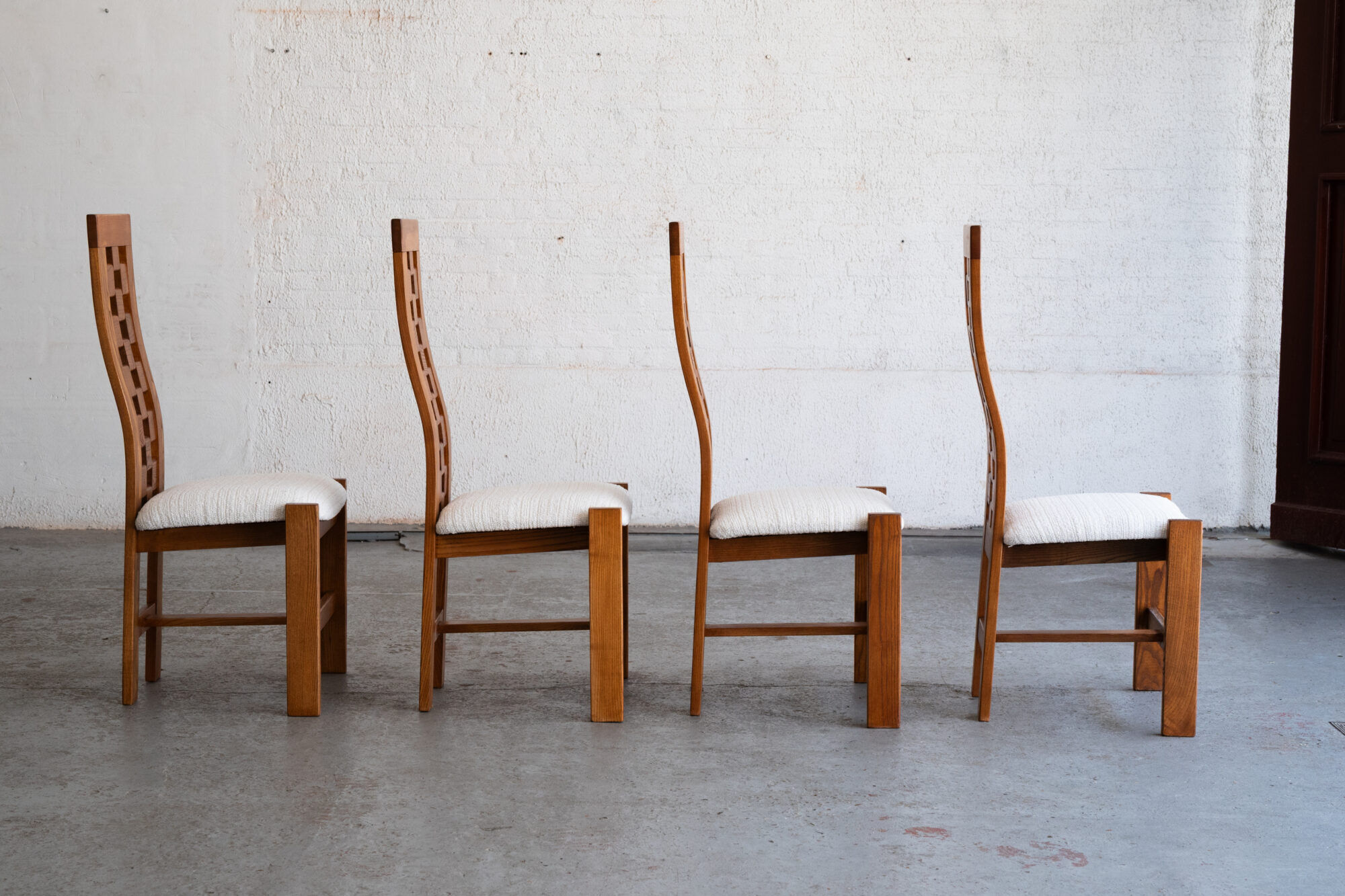 Ensemble de 4 chaises de salle à manger par Maison Regain