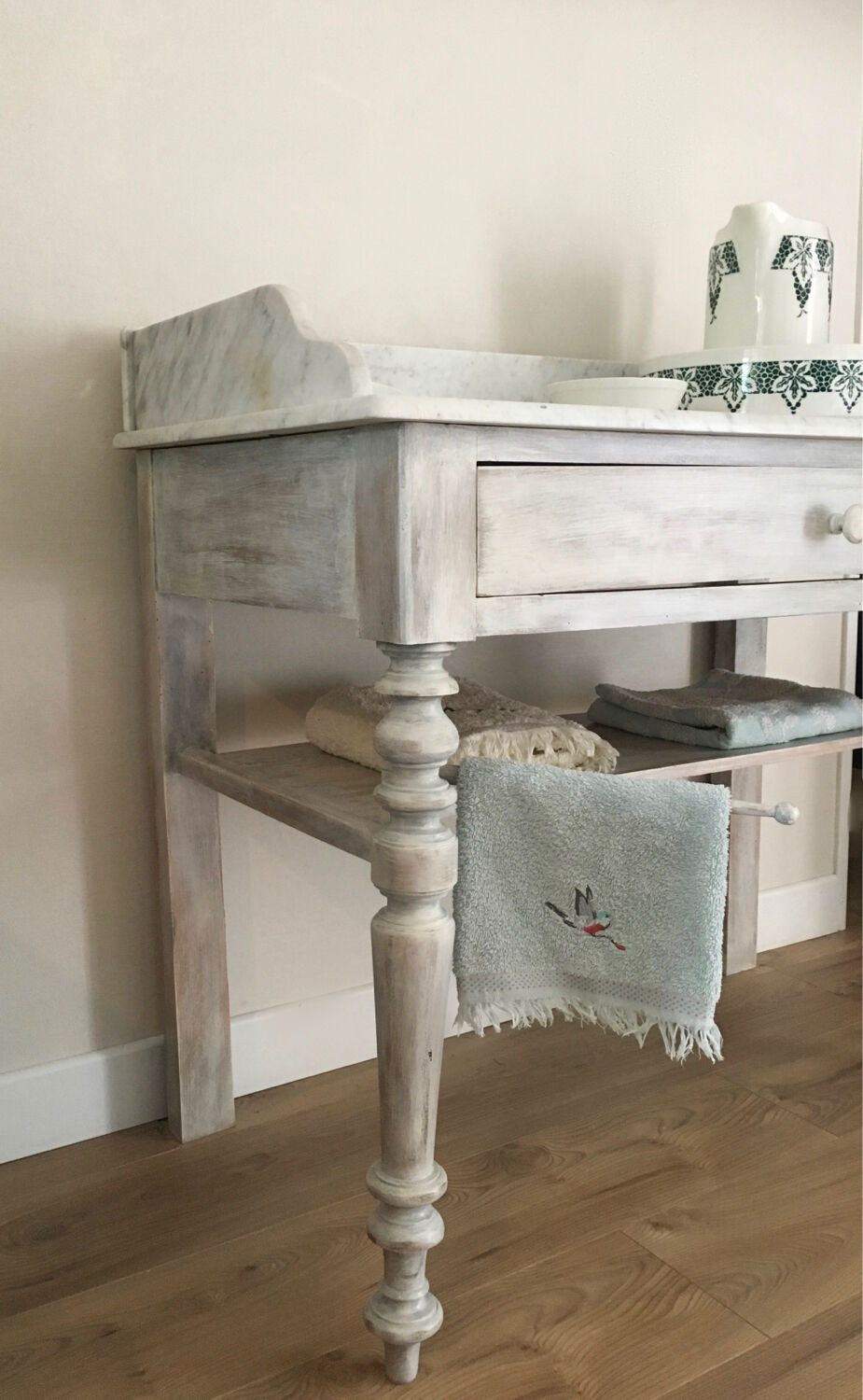 Antique toilet table