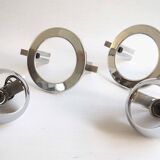 Pair of Targetti chrome spotlights