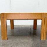 Vintage coffee table in Swedish pine by Yngve Ekström for Swedese, 1970s.