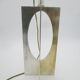Lamp brass nickel-plated chrome year 70