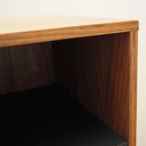 Bibliothèque en noyer, design scandinave