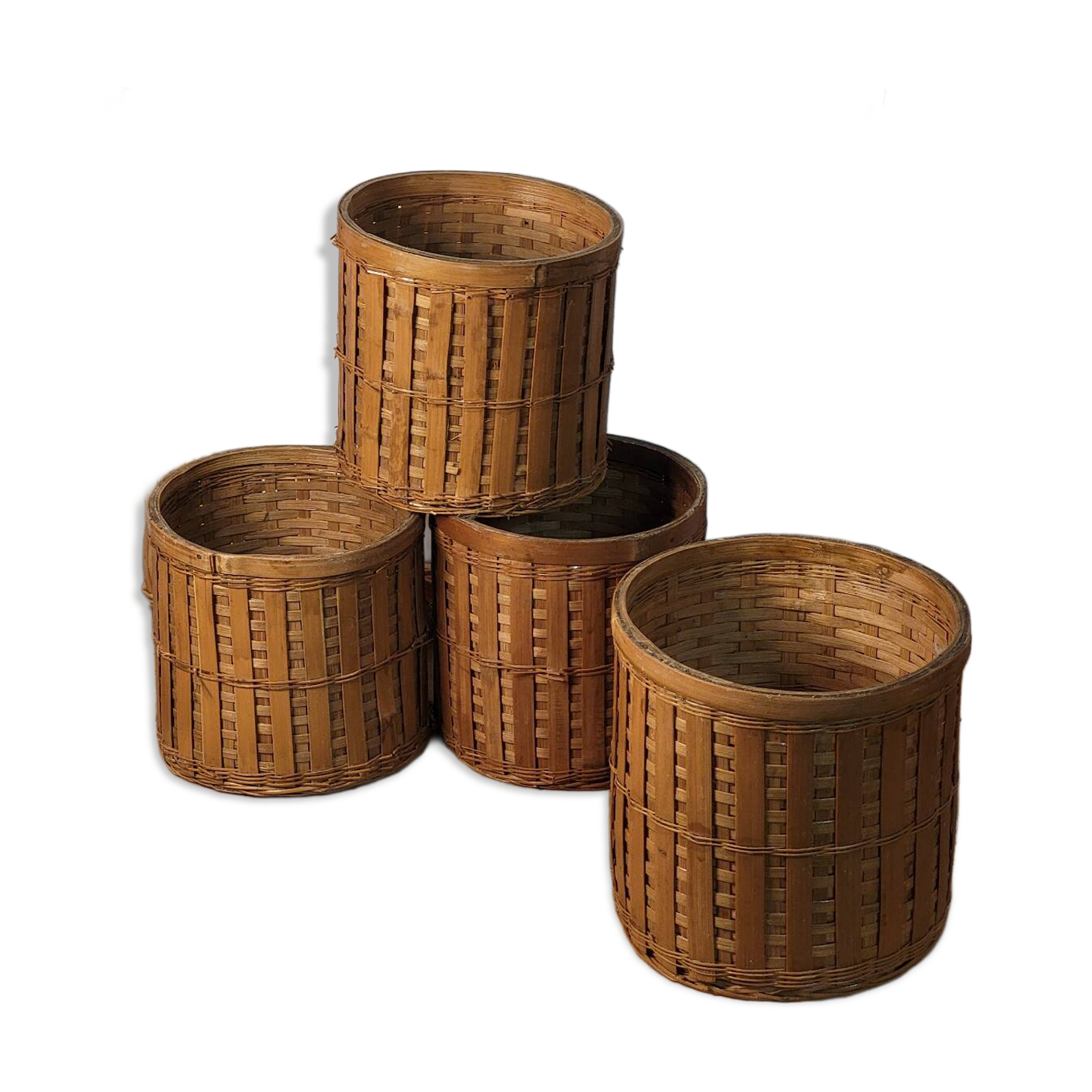 Bamboo pots