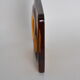Empty amber glass pocket
